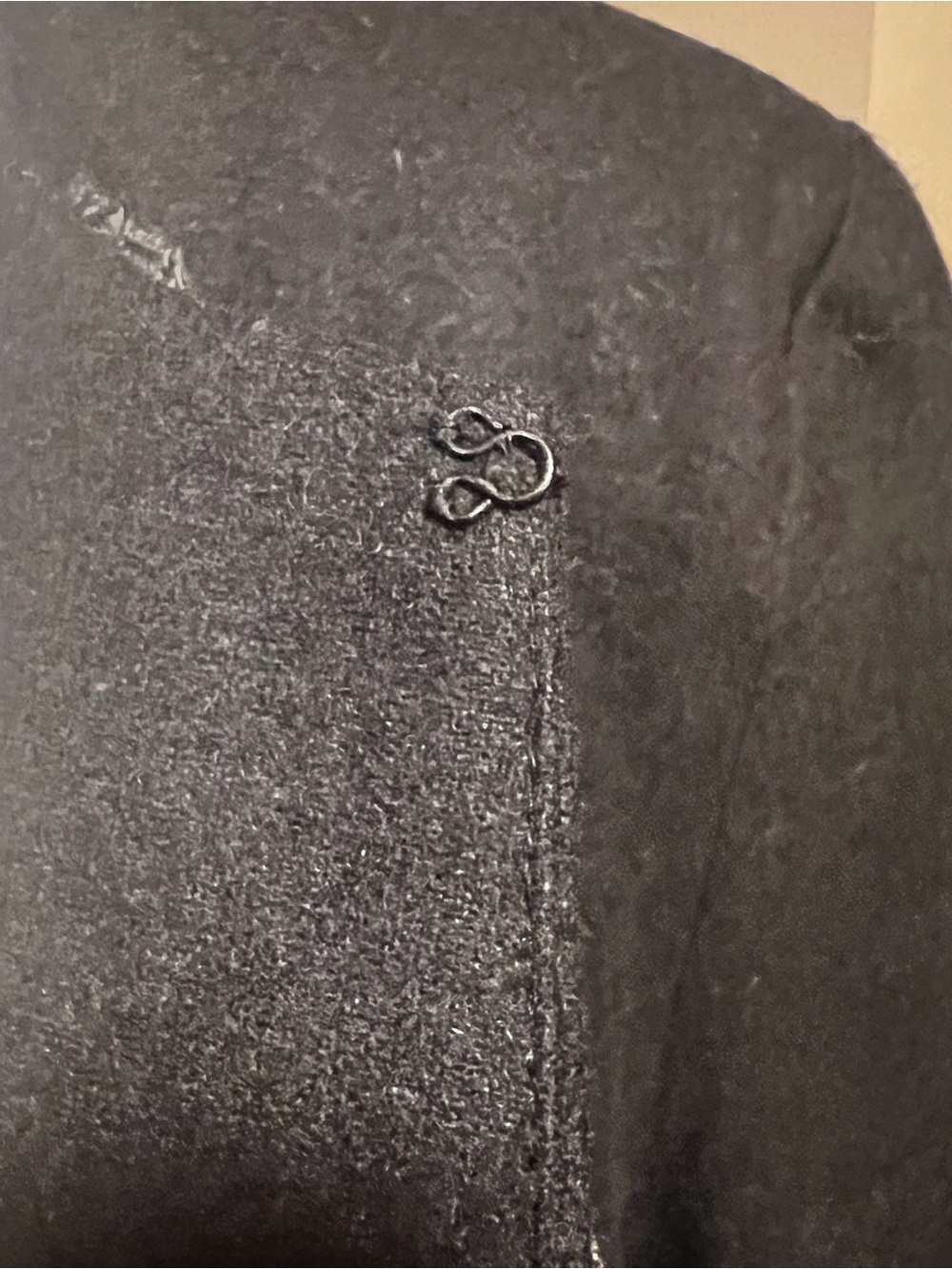 Coldwater Creek Black Ruffle-Trim Blazer - Picture 6 of 11